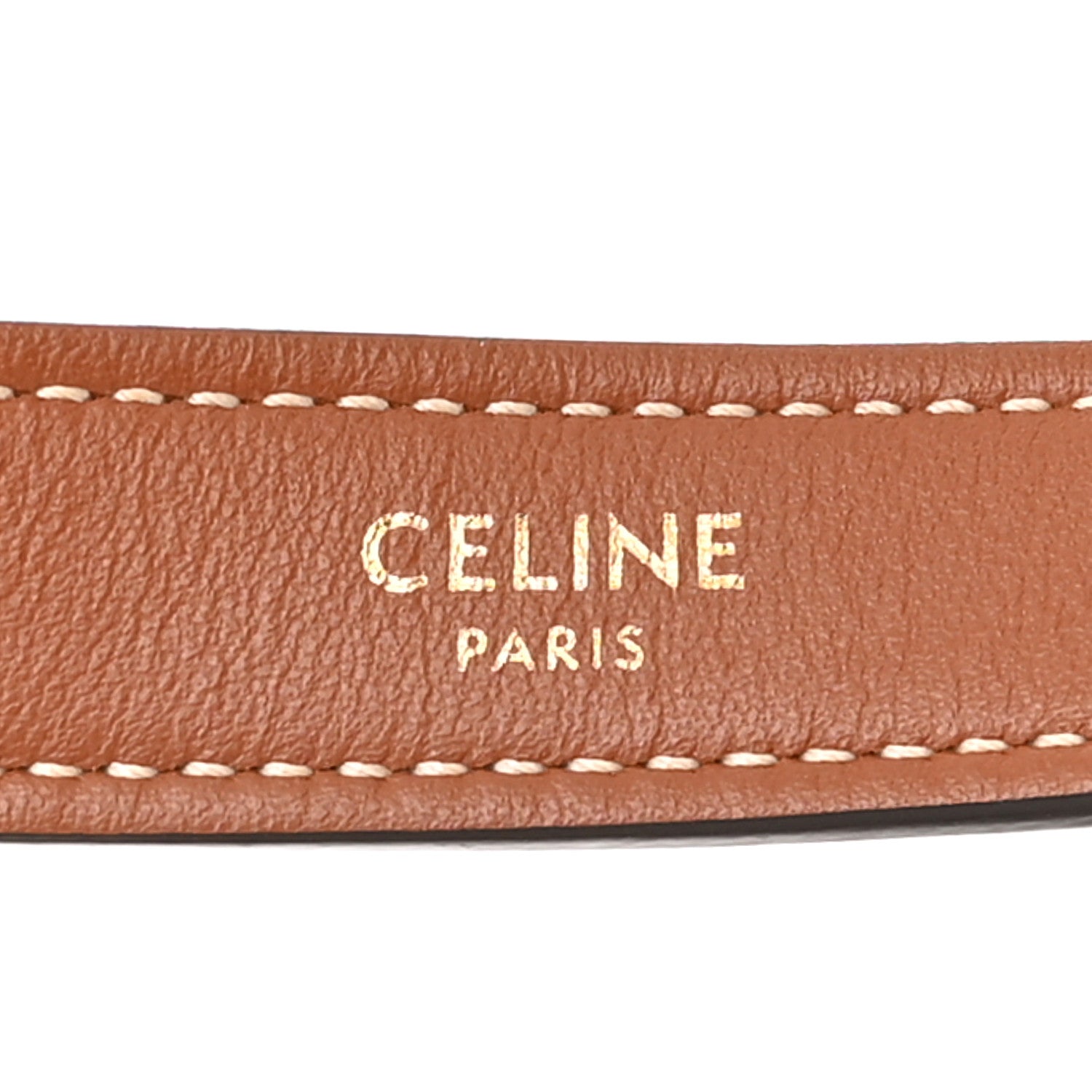 Celine Smooth Calfskin Medium Strap Ava Triomphe Shoulder Bag Tan 7 of 11