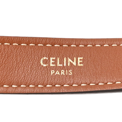 Celine Smooth Calfskin Medium Strap Ava Triomphe Shoulder Bag Tan 7 of 11