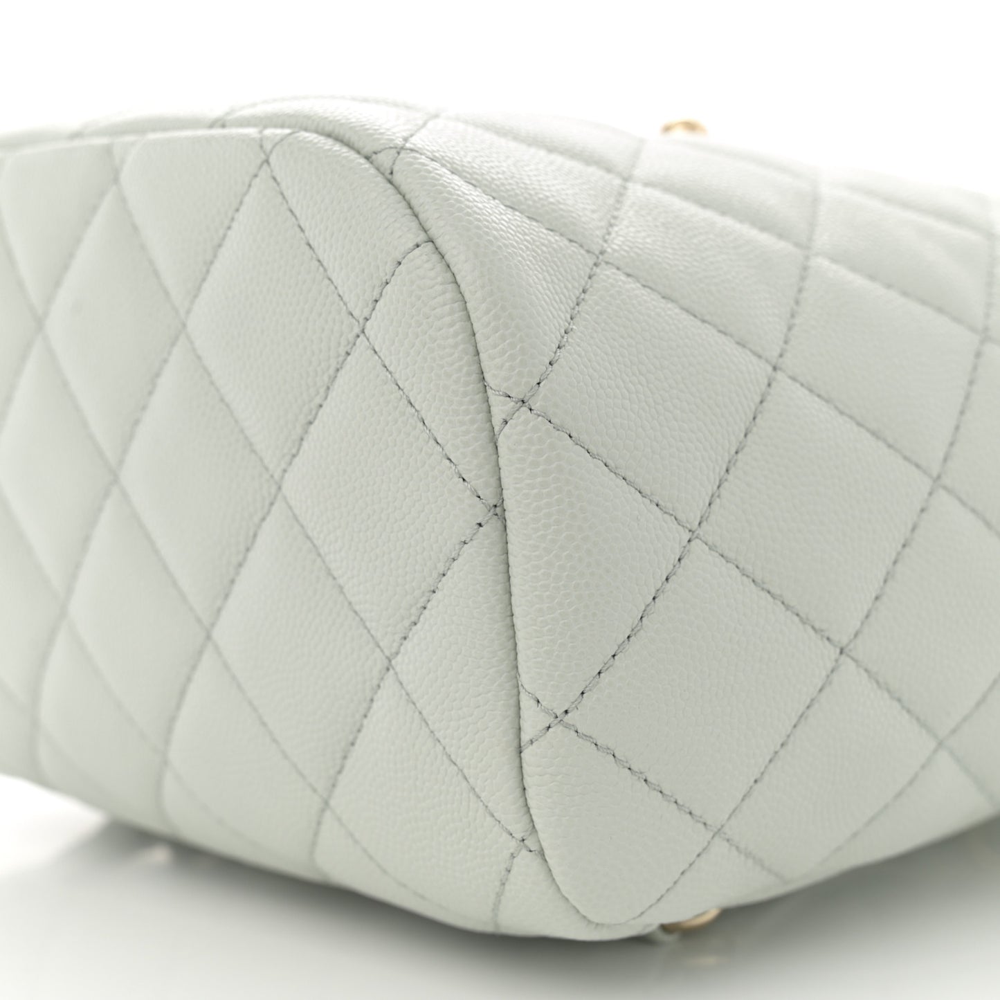 Caviar Quilted Mini Urban Spirit Backpack Light Blue