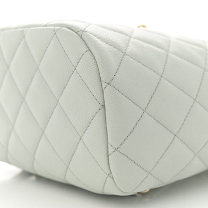 Chanel Caviar Quilted Mini Urban Spirit Backpack Light Blue 10 of 11