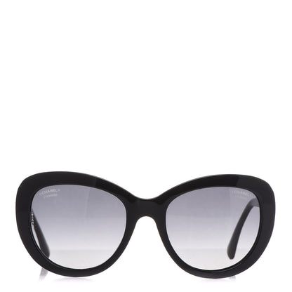 Chanel Polarized Butterfly Signature Sunglasses 5346 Black 2 of 6
