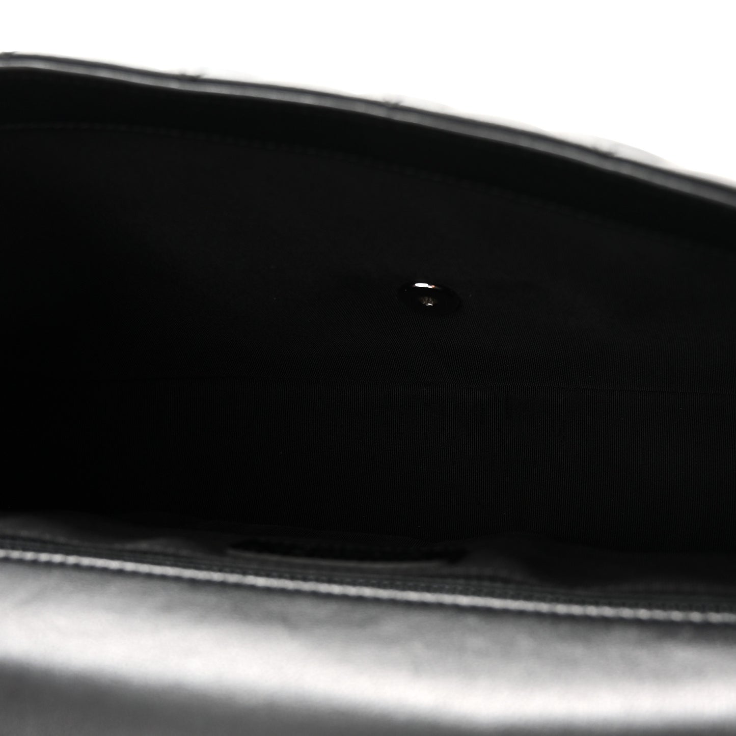 Lambskin Quilted Jumbo Cuba Color Flap Black