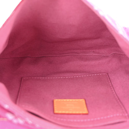 Louis Vuitton Monogram Denim Mini Pleaty Fuchsia 5 of 9
