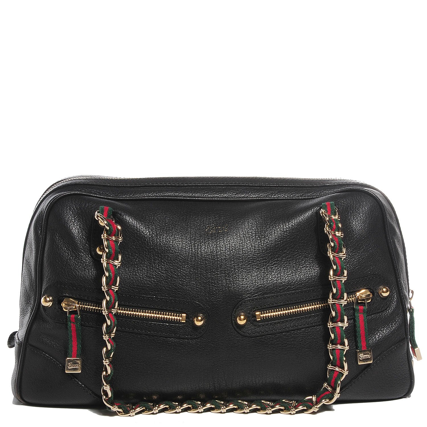 Gucci Leather Capri Large Bowler Black 1 of 7