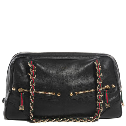 Gucci Leather Capri Large Bowler Black 1 of 7