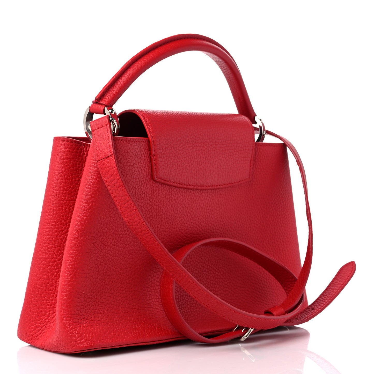 Taurillon Capucines PM Rubis