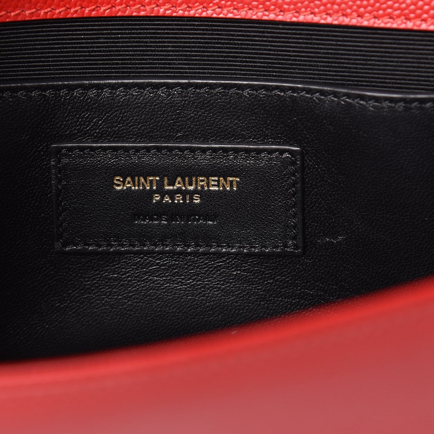 Grain De Poudre Classic Monogram Cassandre Clutch New Red