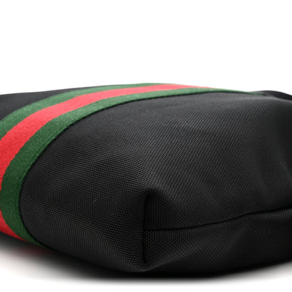 Gucci Techno Canvas Web Messenger Bag Black 10 of 13