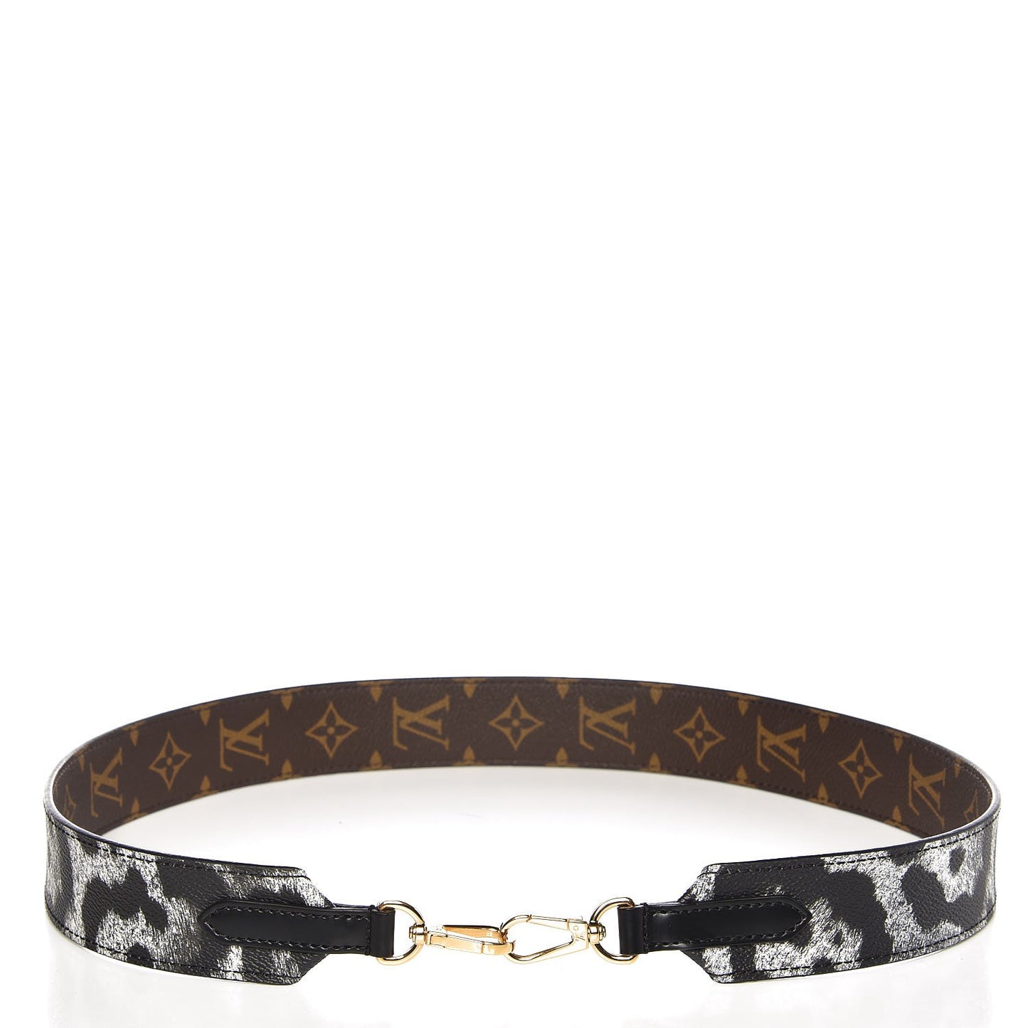 Monogram Animal Bandouliere Shoulder Strap Grey