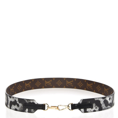 Louis Vuitton Monogram Animal Bandouliere Shoulder Strap Grey 2 of 4