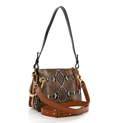 Chloe Calfskin Python Embossed Small Roy Bag Multicolor 3 of 11