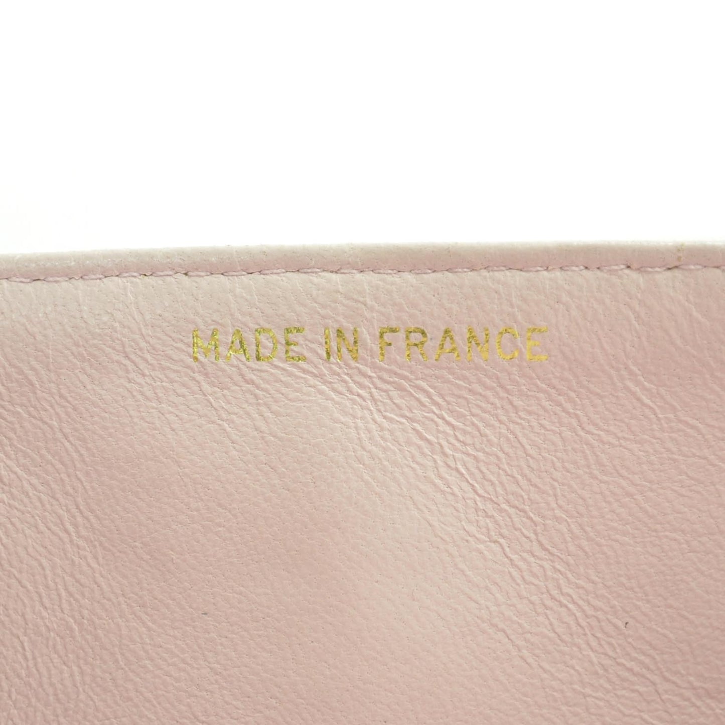 Lambskin Quilted Small Double Flap Pink