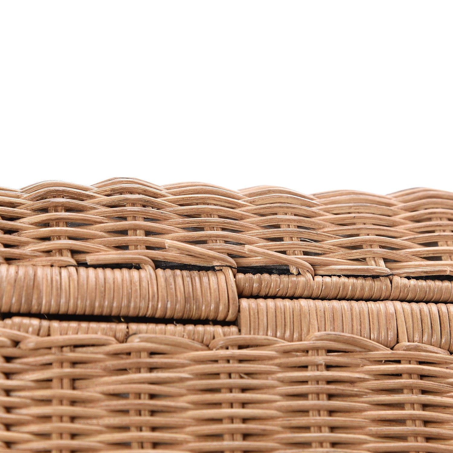 Saint Laurent Wicker Small Monogram Kate Satchel Naturale 10 of 10