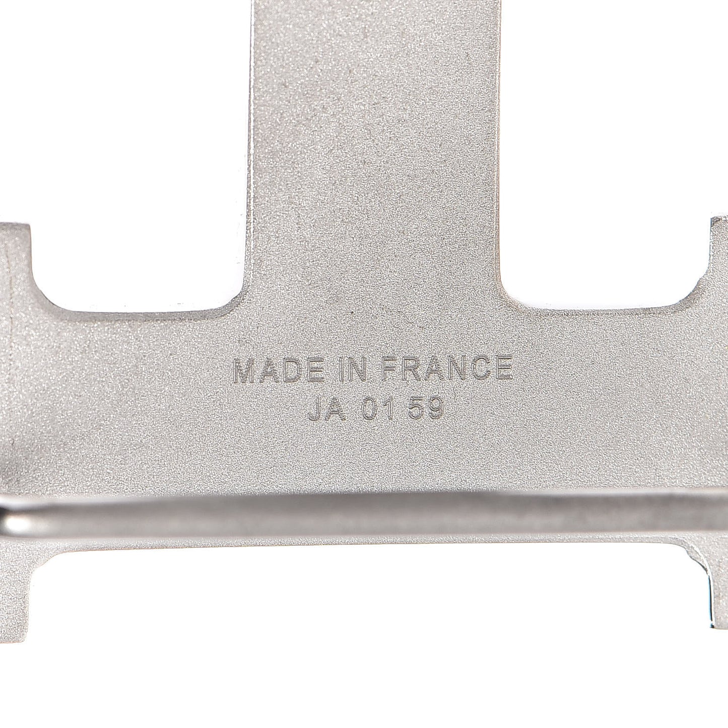 Palladium Guilloche 32mm H Belt Buckle