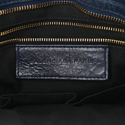 Balenciaga Agneau Giant 12 Gold Hardware City Bleu Mineral 6 of 9