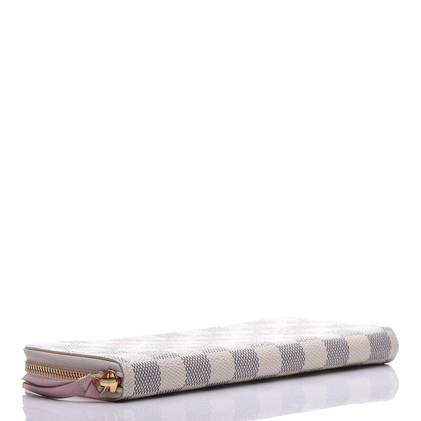 Damier Azur Clemence Wallet Rose Ballerine