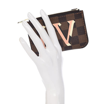 Louis Vuitton Damier Ebene Belmont Pochette Venus Pink 2 of 7