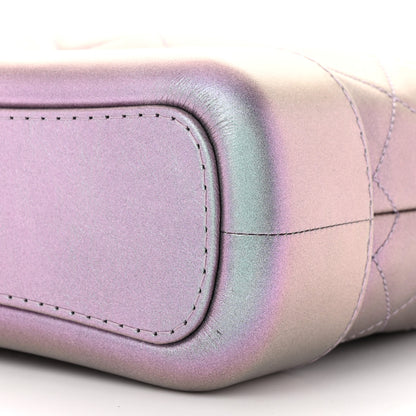 Chanel Iridescent Lambskin Calfskin Quilted Small Gabrielle Hobo Light Purple 10 of 10