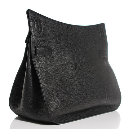 Hermes Taurillon Clemence Jypsiere 34 Black 3 of 19