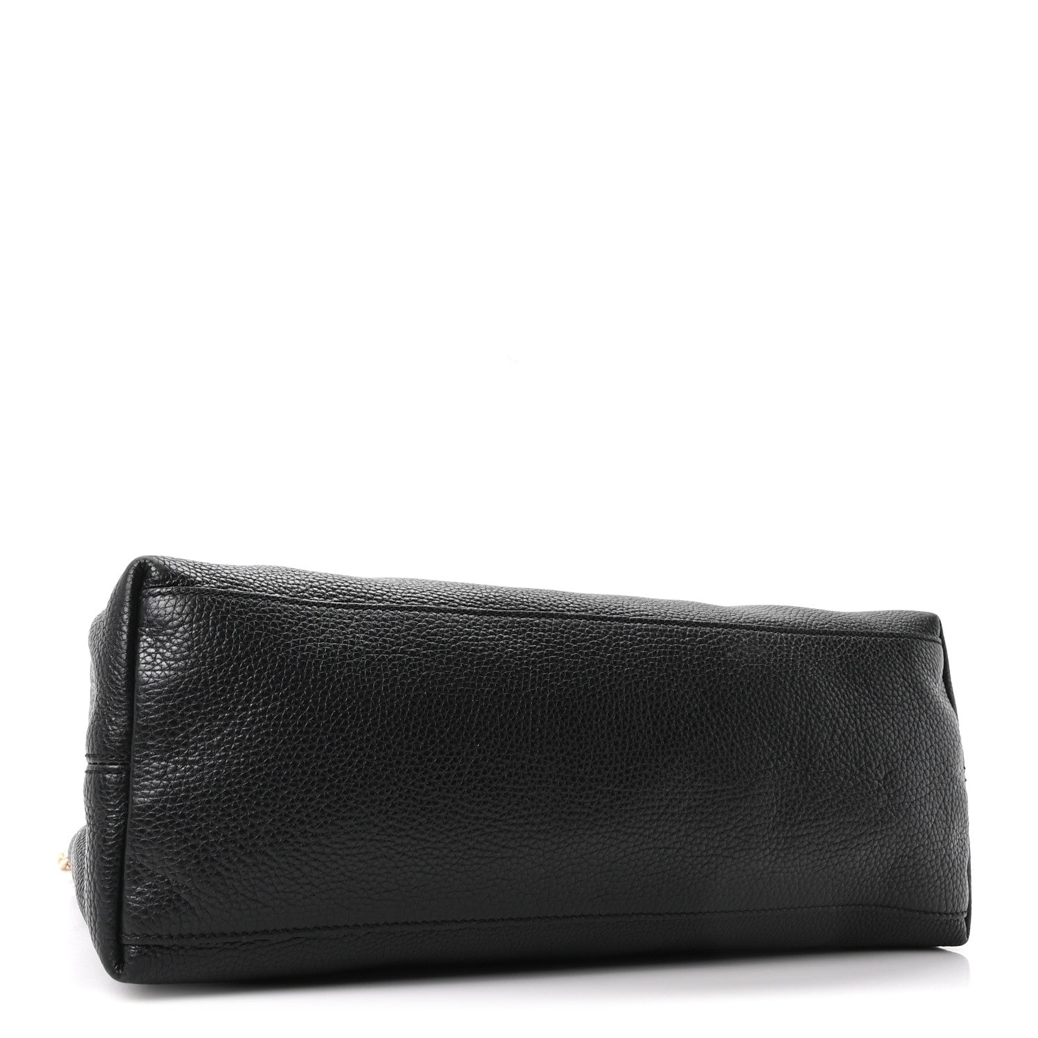 Gucci Pebbled Calfskin Medium Soho Chain Shoulder Bag Black 4 of 10