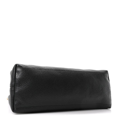Gucci Pebbled Calfskin Medium Soho Chain Shoulder Bag Black 4 of 10