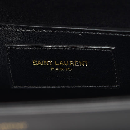 Saint Laurent Smooth Calfskin Large High School Satchel Black 6 of 11