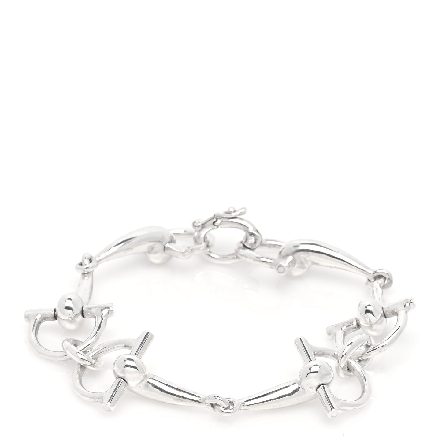 Sterling Silver Horsebit Bracelet