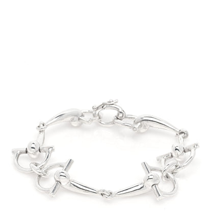 Gucci Sterling Silver Horsebit Bracelet 3 of 6