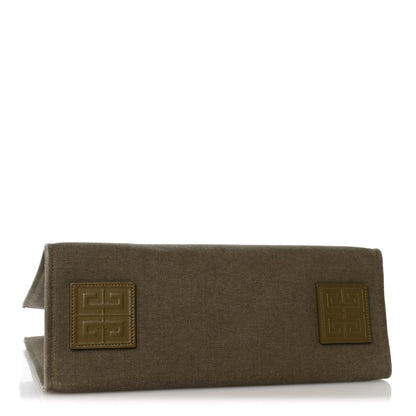 Givenchy Canvas Medium G-Tote Dark Khaki 3 of 9