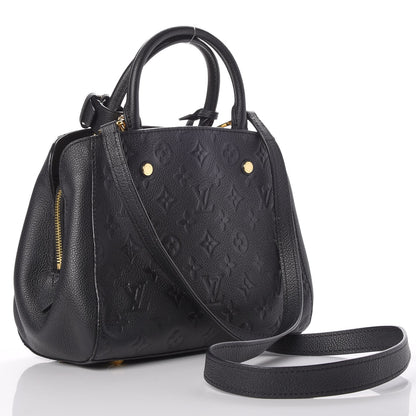 Louis Vuitton Empreinte Montaigne BB Black 3 of 8