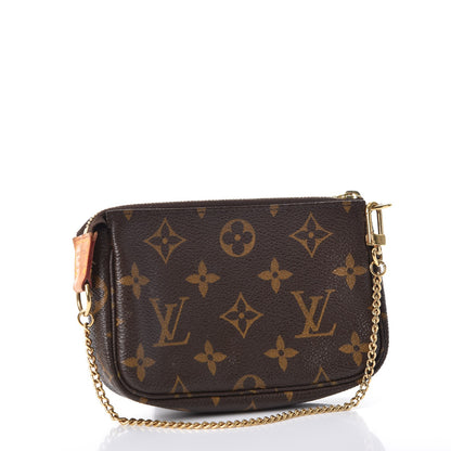 Louis Vuitton Monogram Complice Trunks and Bags Mini Pochette Accessories Beige 3 of 7