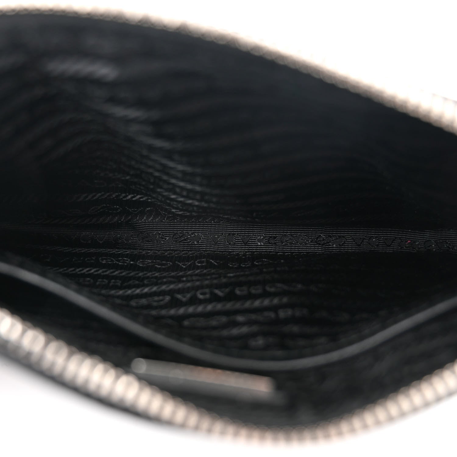 Prada Spazzolato Pocket Pouch Shoulder Bag Black 5 of 10
