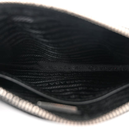 Prada Spazzolato Pocket Pouch Shoulder Bag Black 5 of 10