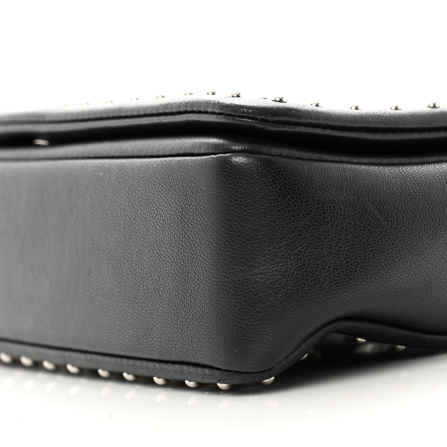 Crystal Lambskin Lola Bag Black
