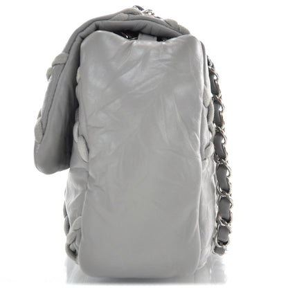 Chanel Leather Ultra Stitch Flap Grey 4 of 11