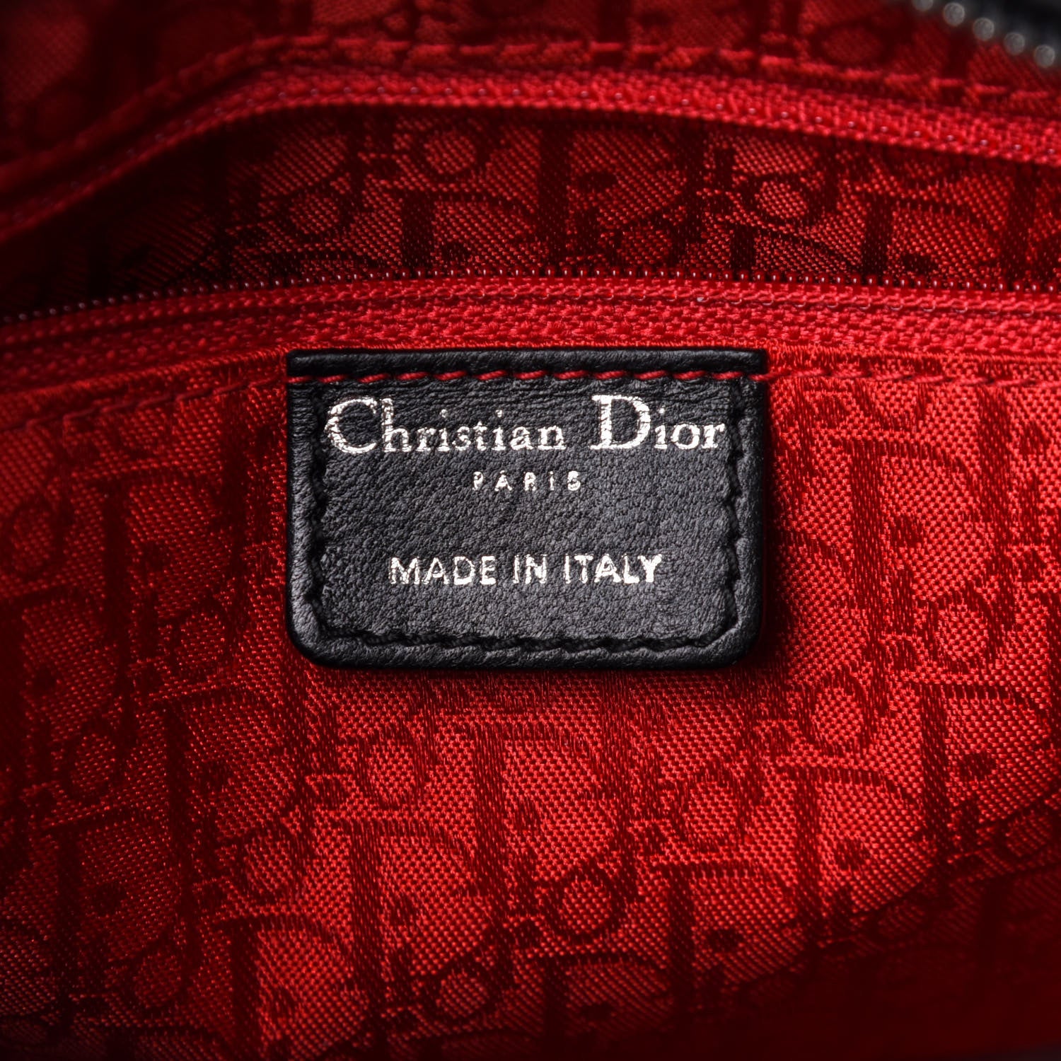 Christian Dior Lambskin Cannage Medium Lady Dior Black 8 of 10