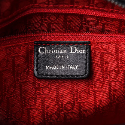 Christian Dior Lambskin Cannage Medium Lady Dior Black 8 of 10