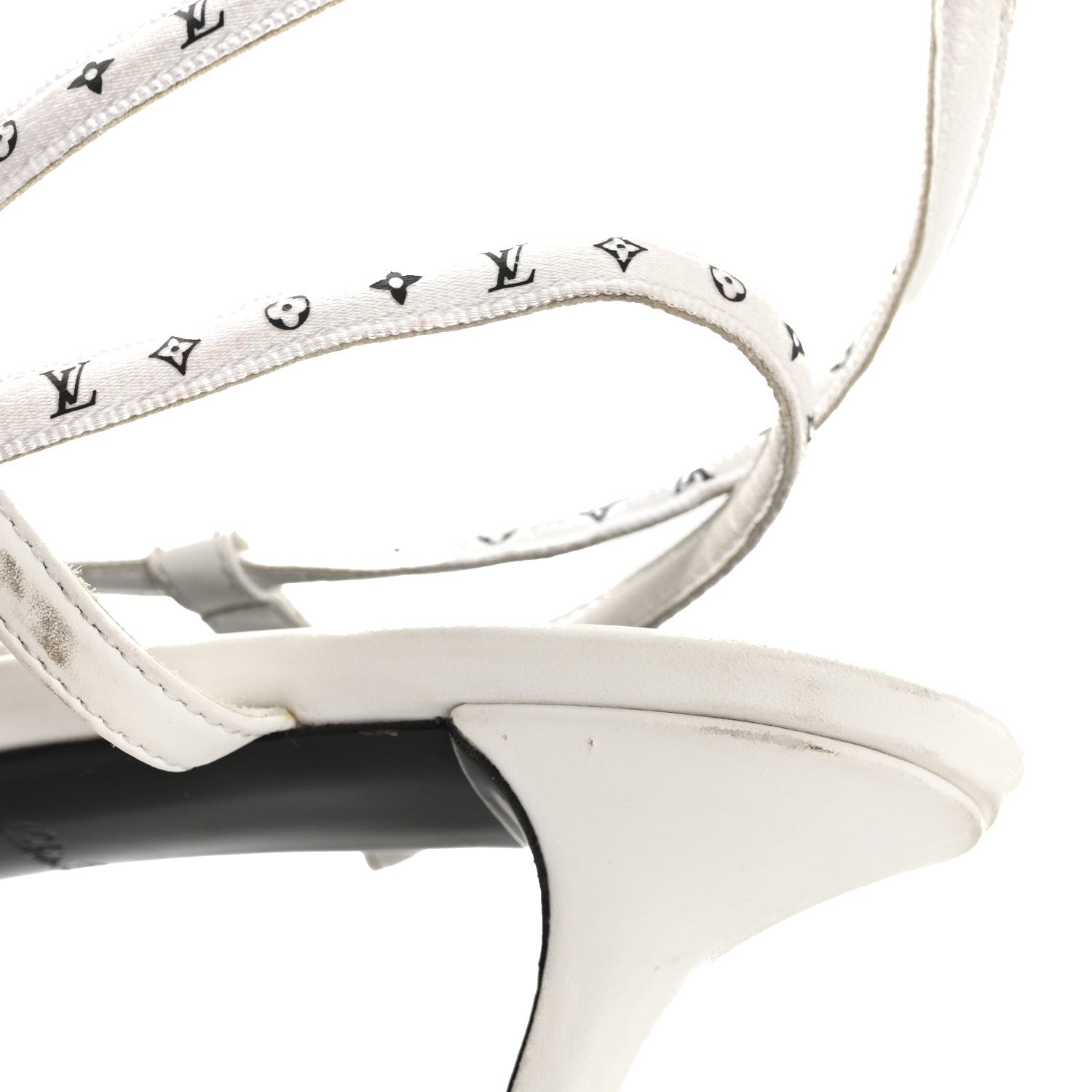 Louis Vuitton Satin Calfskin Citizen Sandal 41 White 18 of 18