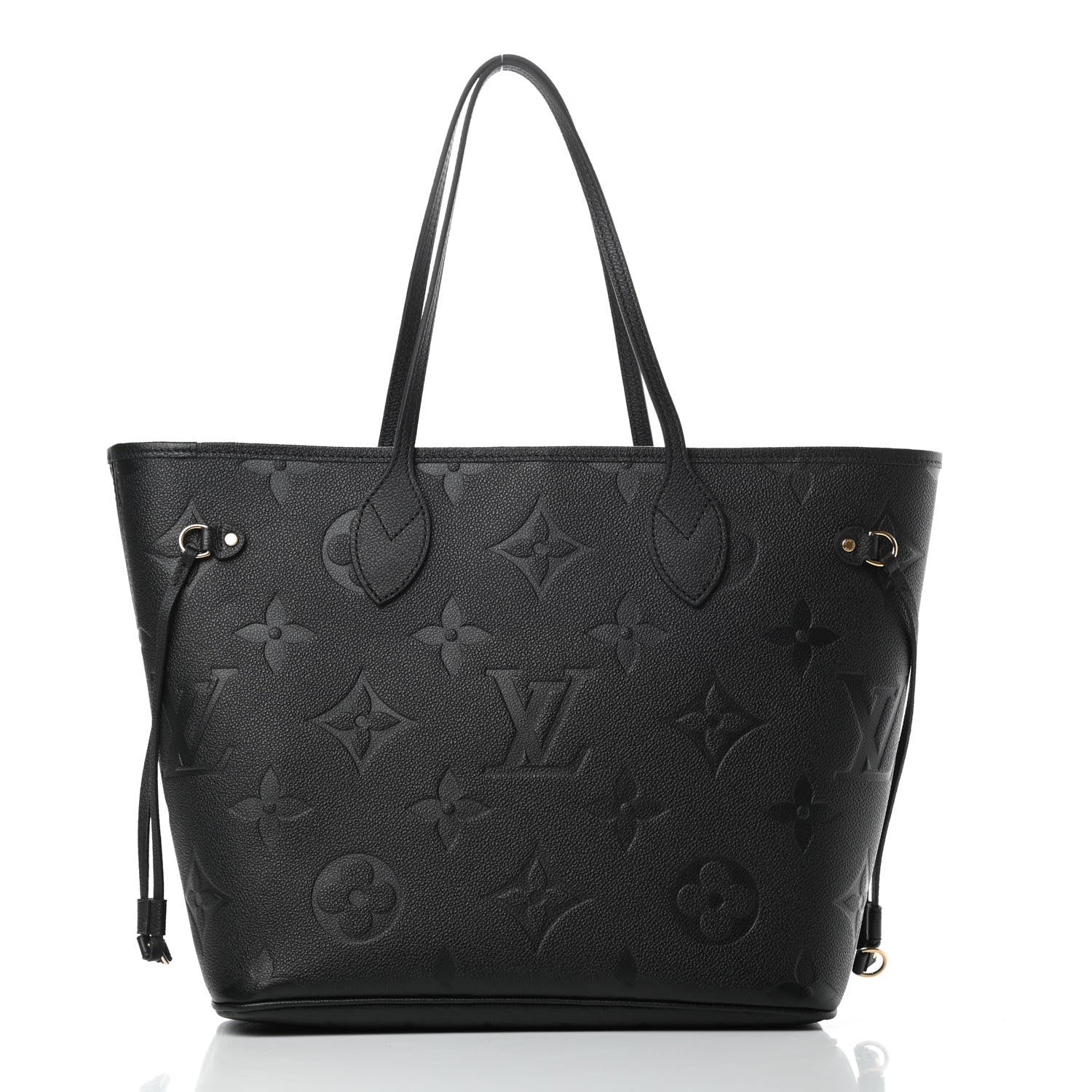 Louis Vuitton Empreinte Monogram Giant Neverfull MM Black 3 of 13