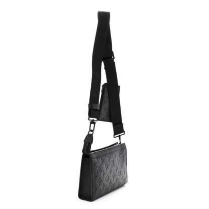 Louis Vuitton Calfskin Monogram Shadow Gaston Wearable Wallet 3 of 11