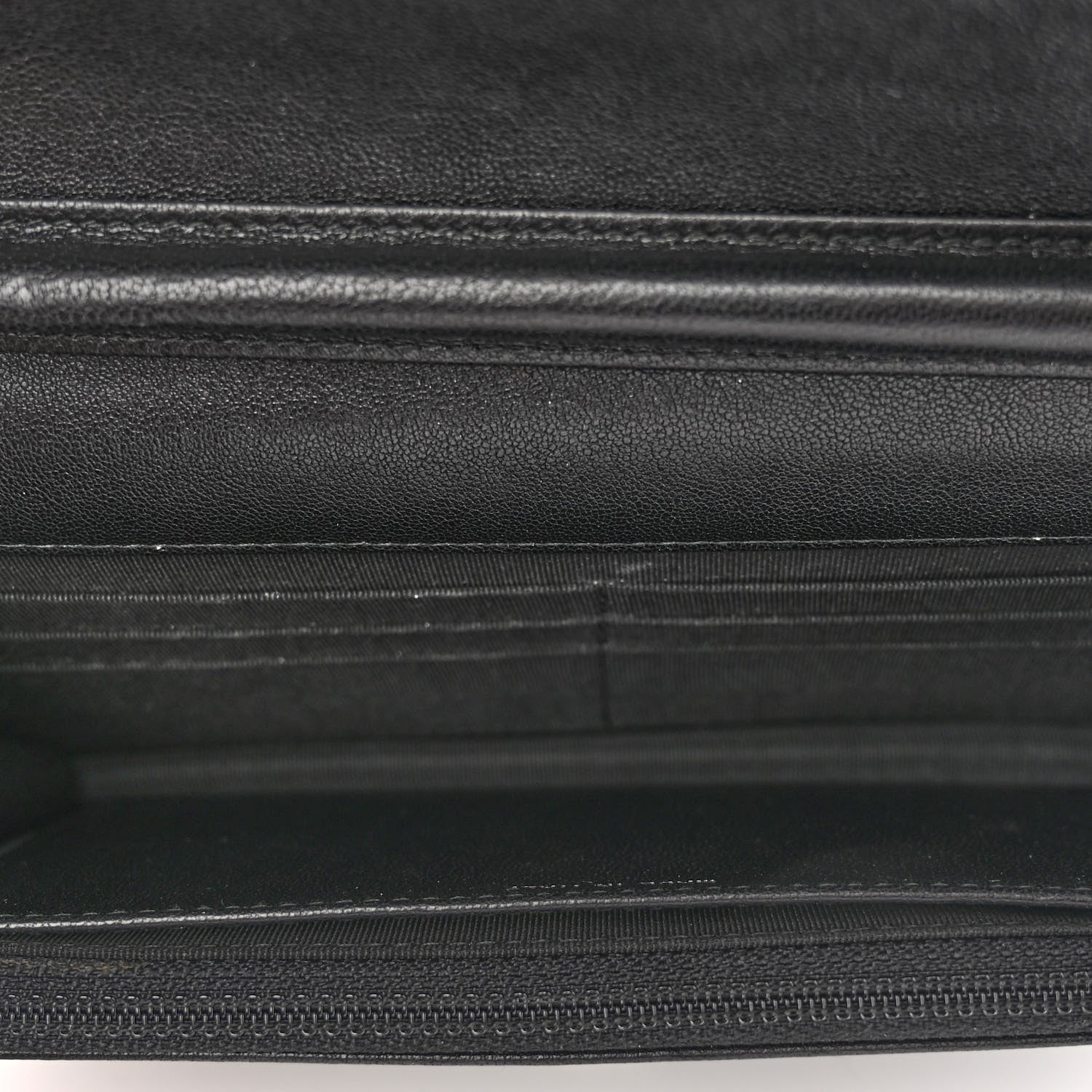 Chanel Sheepskin Chevron Quilted Studded Reissue Wallet On Chain WOC Black 5 of 12