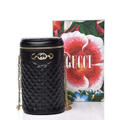 Gucci Calfskin Trapuntata Zumi Belt Bag Black 10 of 10