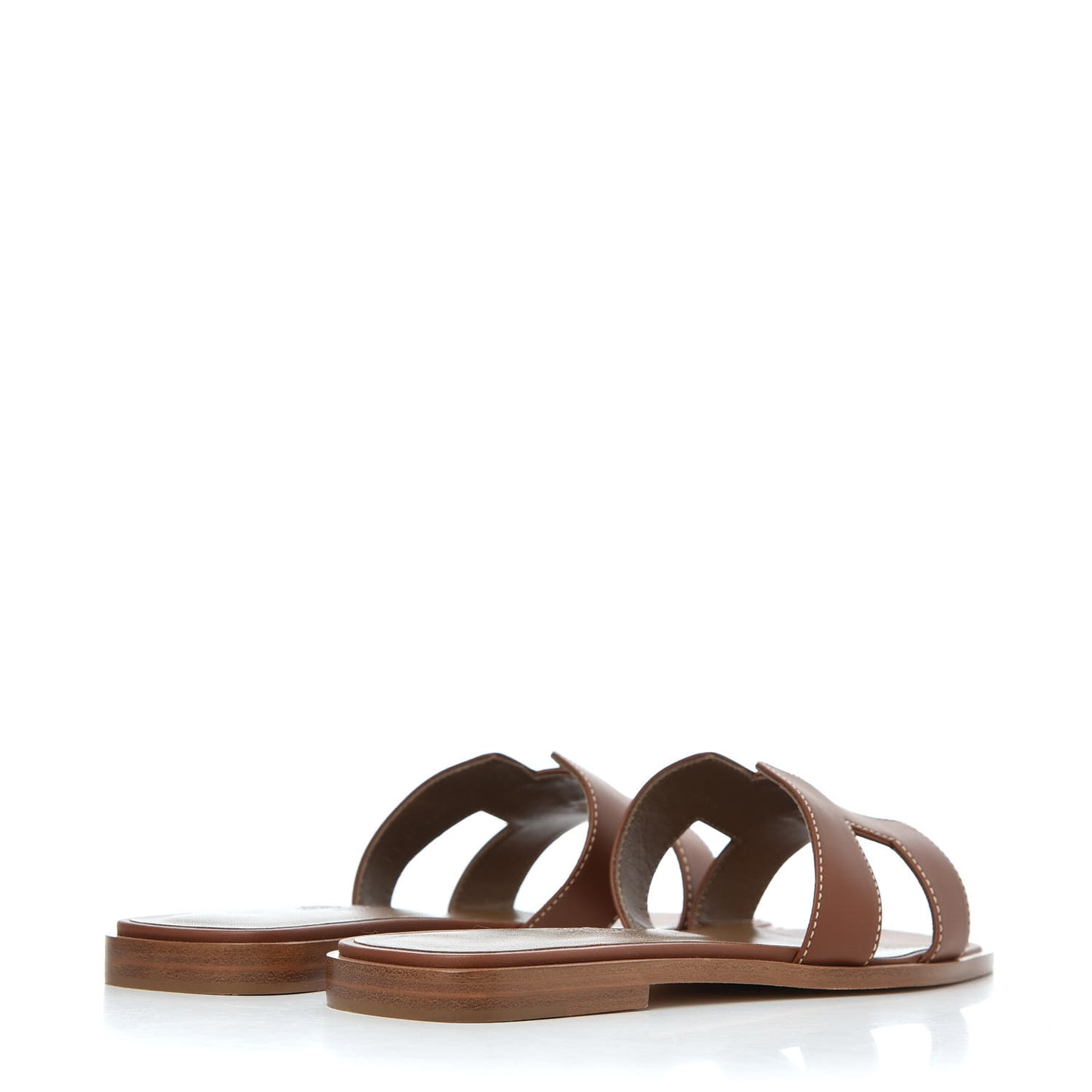 Box Calfskin Oran Sandals 37 Gold
