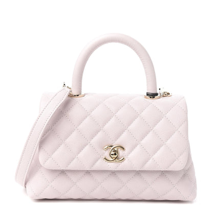 Chanel Caviar Quilted Mini Coco Handle Flap Lilas Lilac 1 of 9