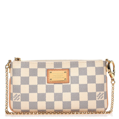 Louis Vuitton Damier Azur Pochette Milla MM 1 of 7