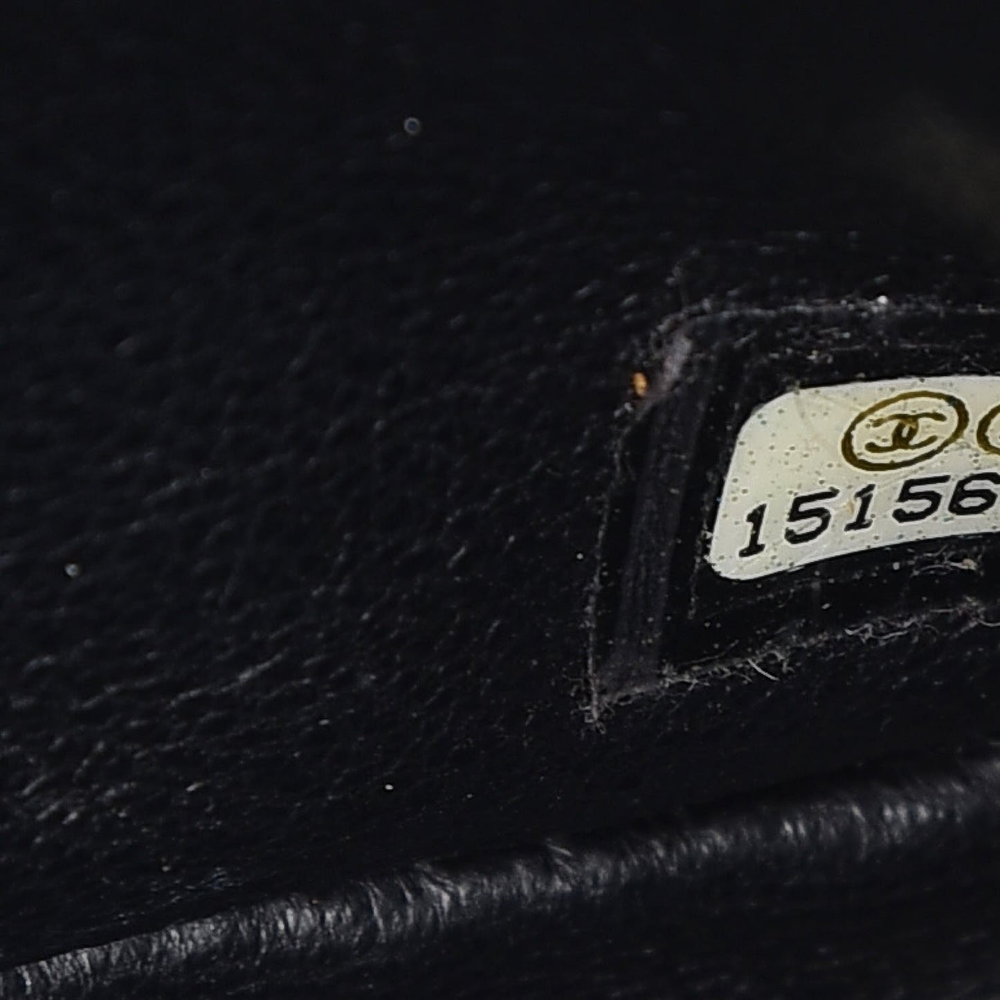 Patent Quilted Jumbo Double Flap Black