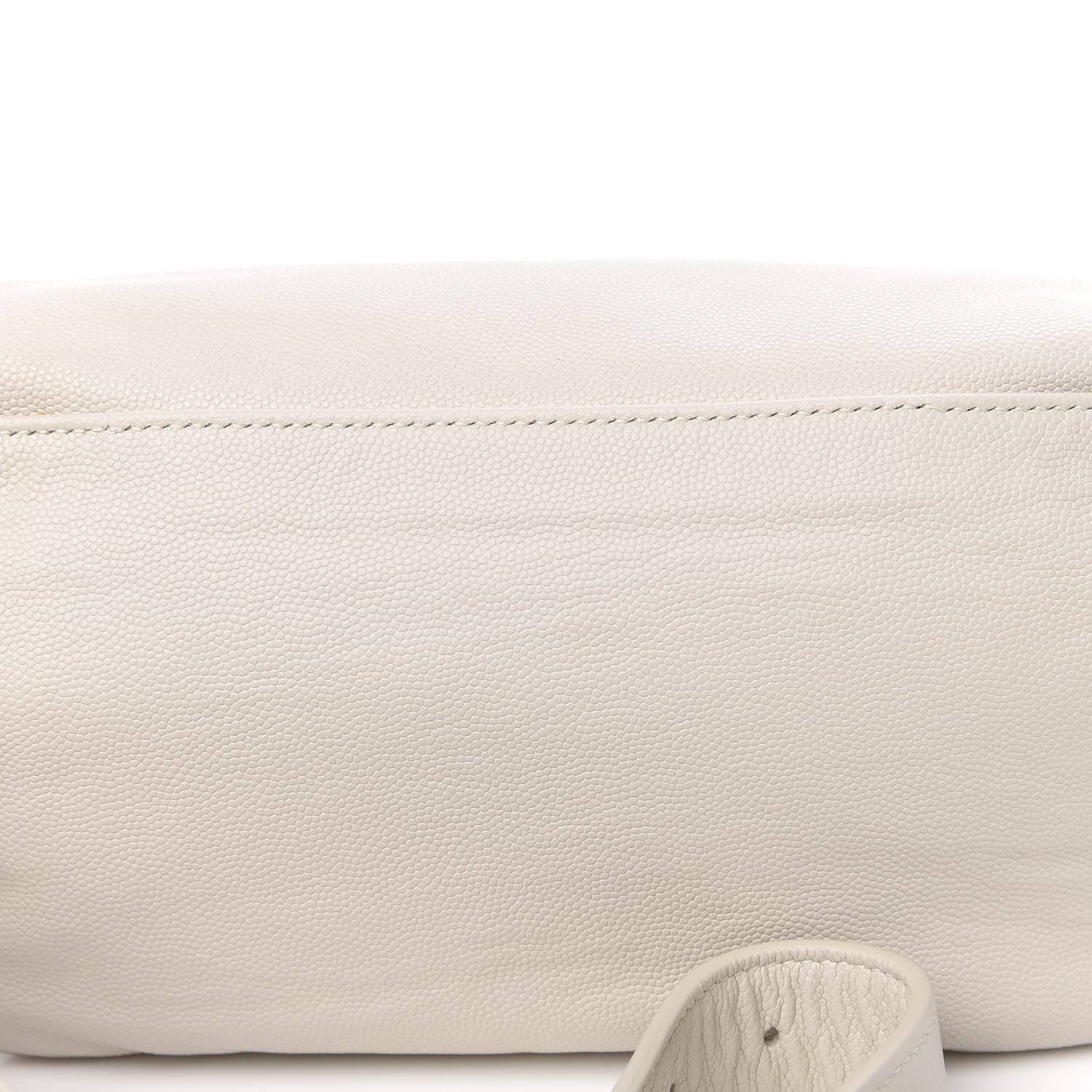 Saint Laurent Grain De Poudre Monogram Belt Bag Blanc Vintage 12 of 12