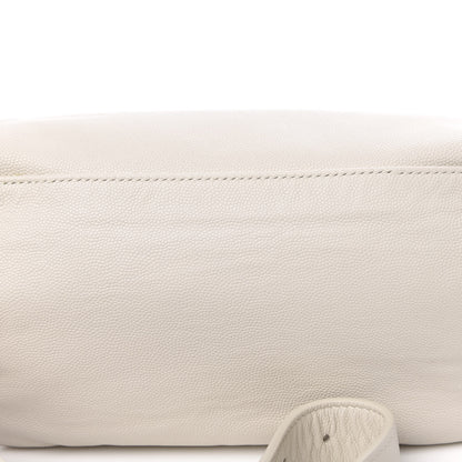 Saint Laurent Grain De Poudre Monogram Belt Bag Blanc Vintage 12 of 12