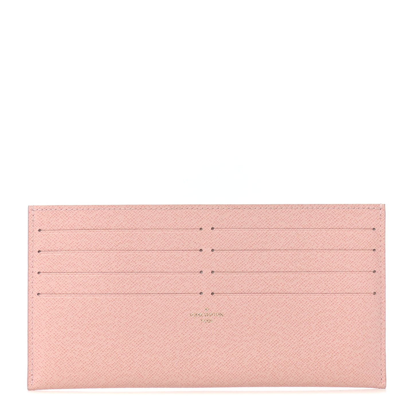 Calfskin Felicie Card Holder Insert Rose Ballerine