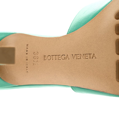 Bottega Veneta Lambskin Stretch Mule Sandals 36.5 Acid Turquoise 6 of 8